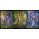 Love Between Dimensions Triptych Greeting Card (Self-Sealing)