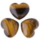 Mini Golden Tiger's Eye Heart