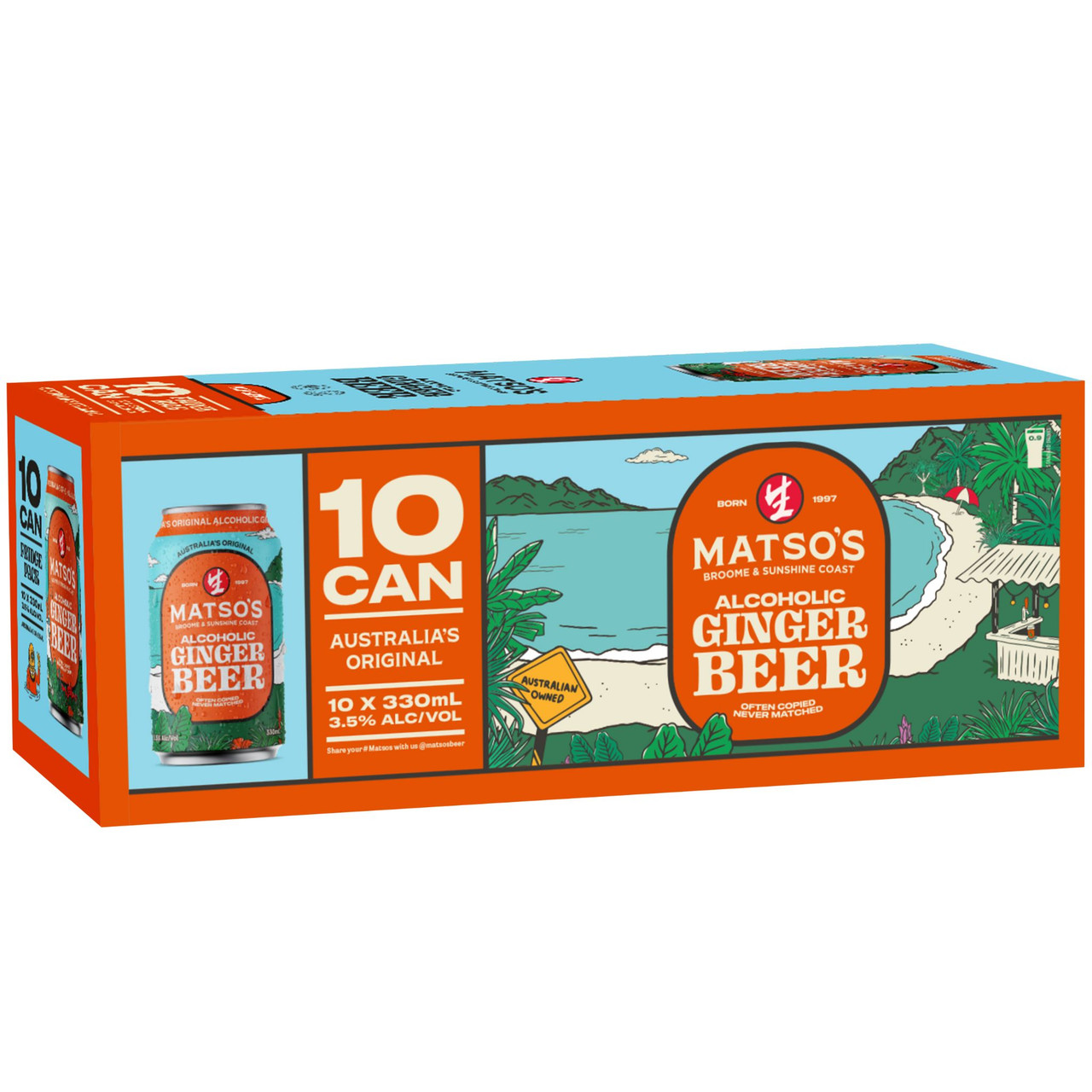 Matsos Raspberry Matsos Ginger Beer 10Pk | Star Liquor