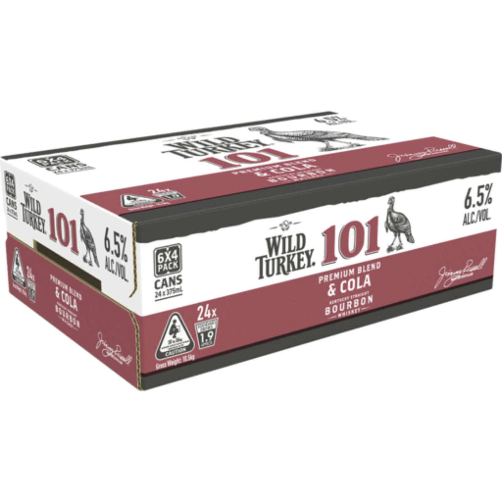 Wild Rta Carton Wild Turkey Cola 101 Can Carton 375mL | Star Liquor