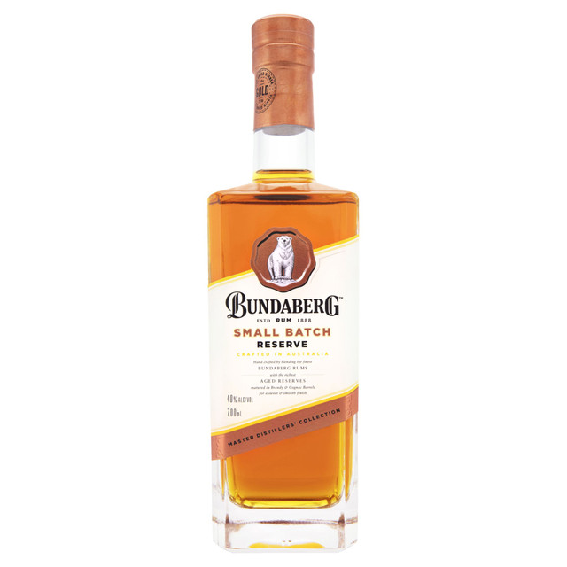Bundaberg Small Batch Reserve パンダバーグラム酒 Bundaberg Mdc Small Batch 40% 700mL | Star Liquor