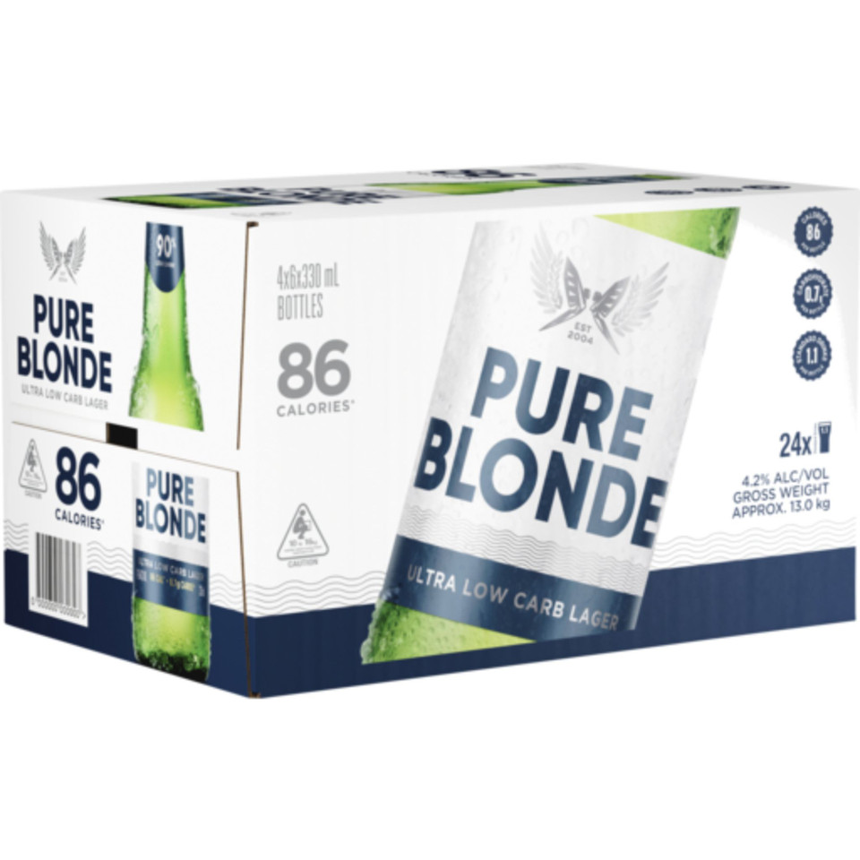 Pure Blonde Stub Carton 330mL | Star Liquor
