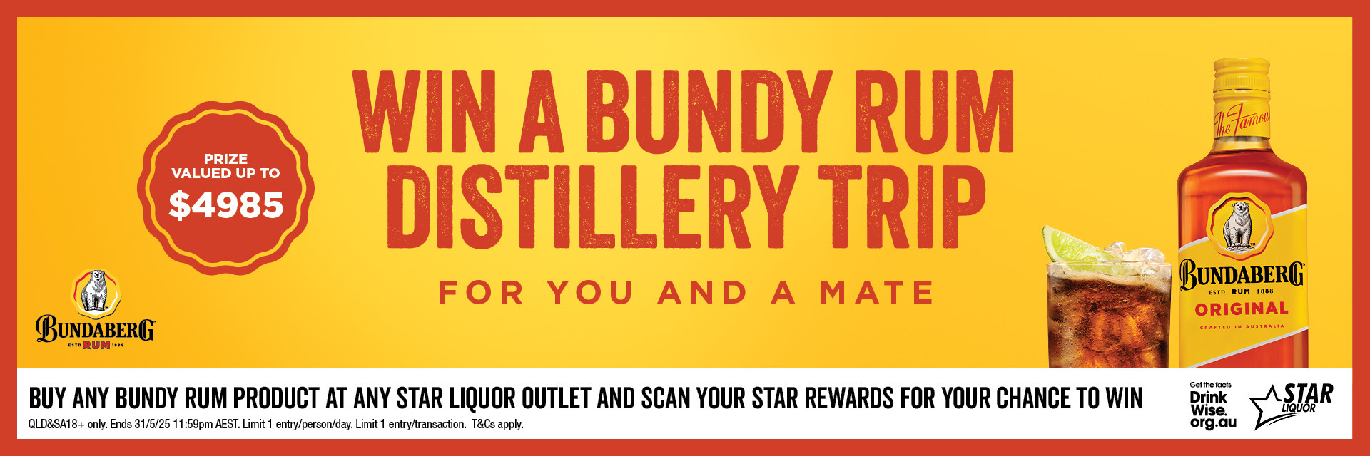 Win a Bundy Rum