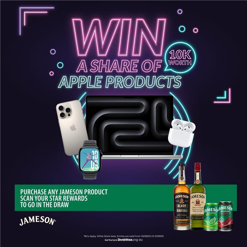 WIN A SHARE OF $10K WORTH OF APPLE GEAR