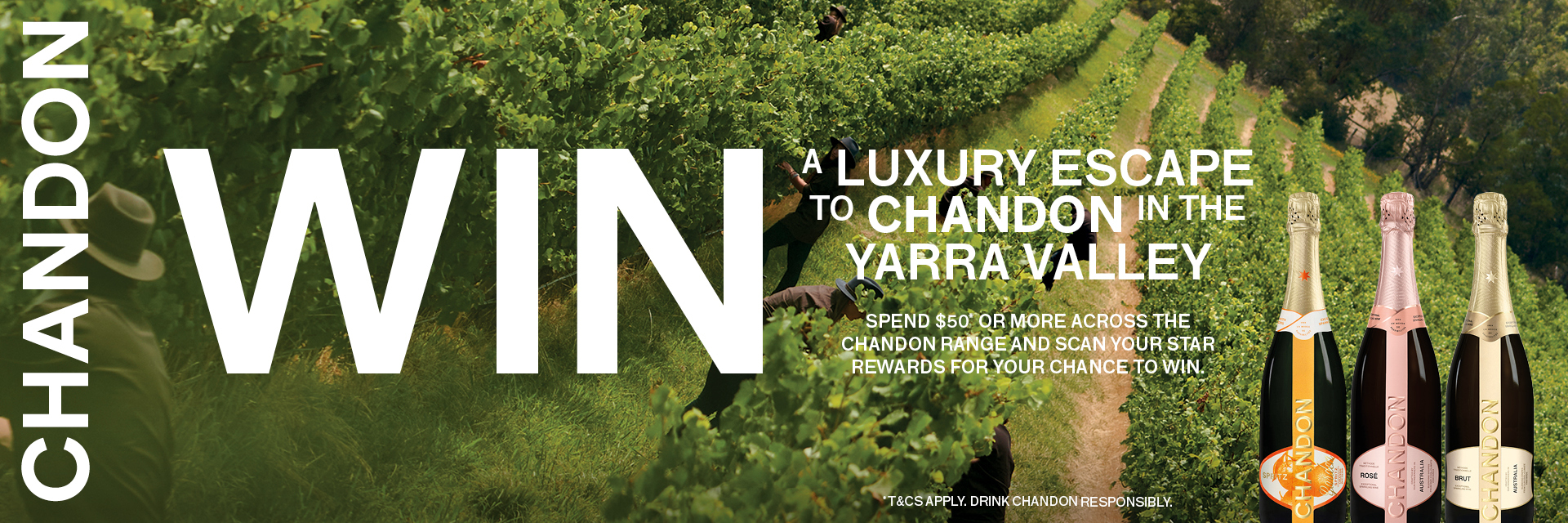 Pop a bottle of Chandon and WIN