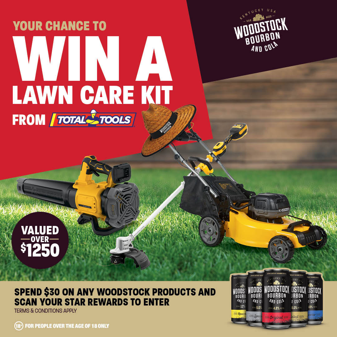 WIN a Lawn Care Kit worth over $1250 thanks to Woodstock & Total Tools!