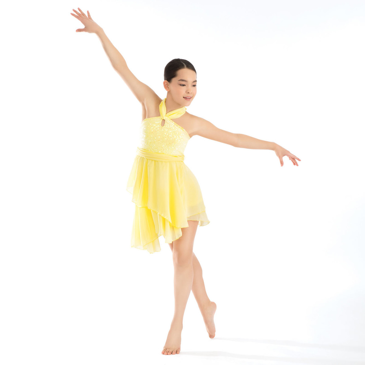 yellow dance costume