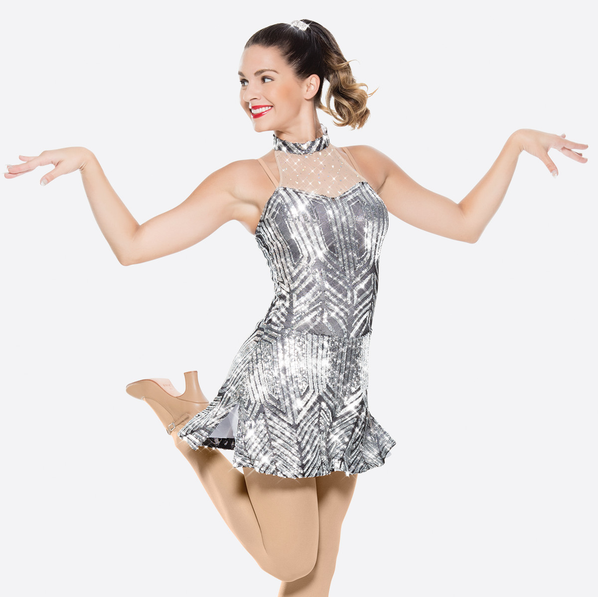 silver dance costumes