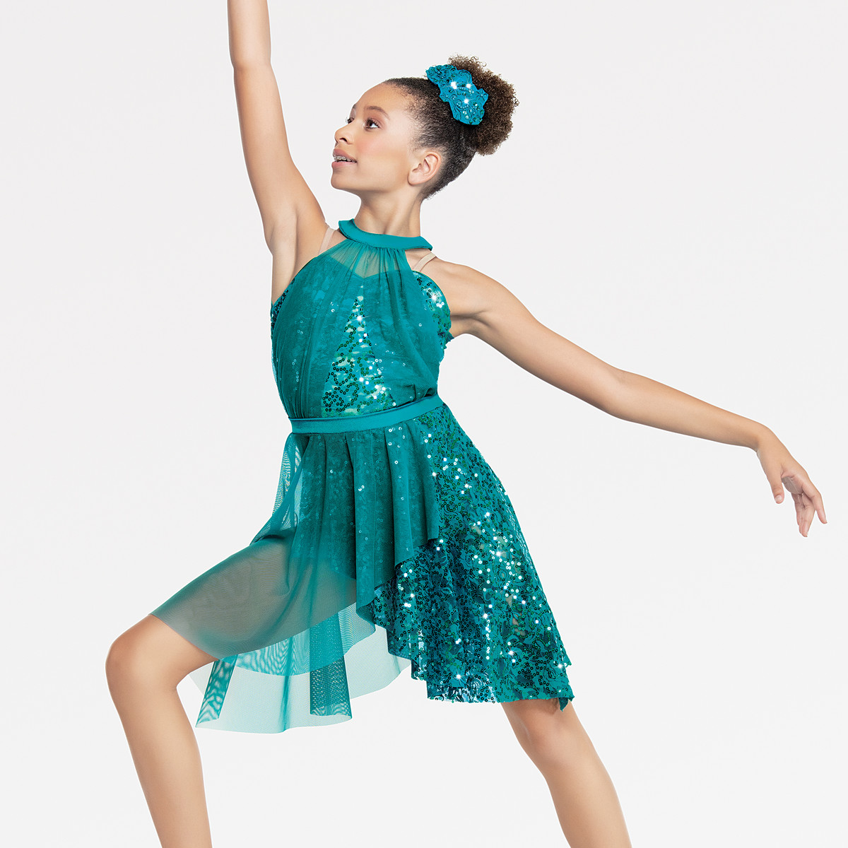 teal dance costumes