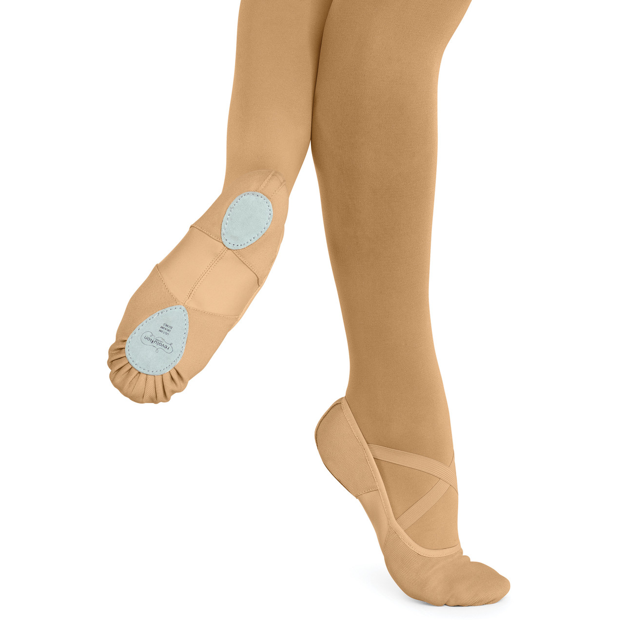 revolution split sole ballet shoes