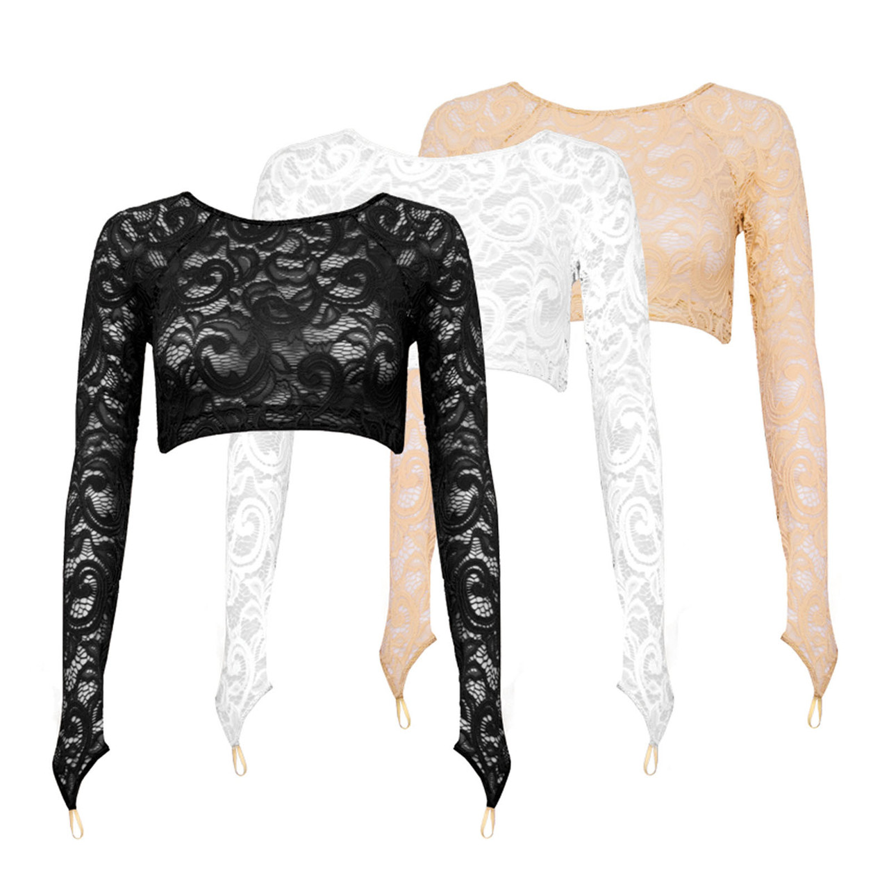 Lace crop top