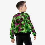 GET IT STARTED JACKET | Neon Green/Neon Pink