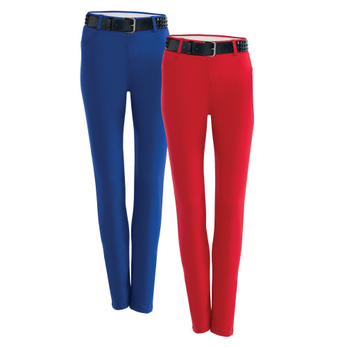 Stretch Denim Leggings | Royal & Red