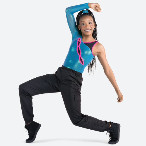 blue hip hop dance costumes