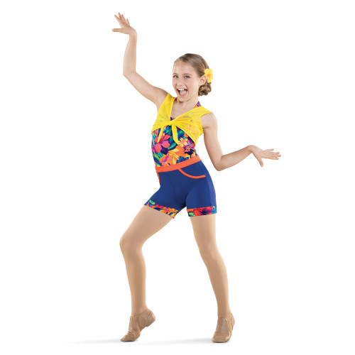ALOHA, MY PARADISE - SPANDEX SHORTS LOOK