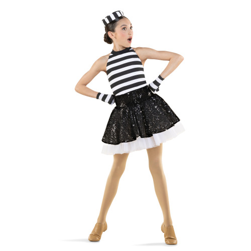 JAILHOUSE ROCK - SEQUIN SKIRT LOOK