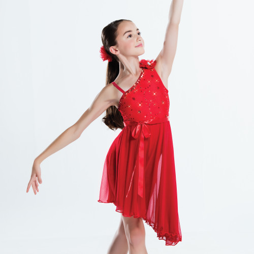 red dance costumes contemporary