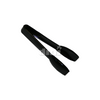 8420-BK  6" Black Plastic Tongs