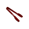 8420-R  6" Red Plastic Tongs