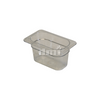 8759-4  1/9 Size Clear Pan, 4" Deep