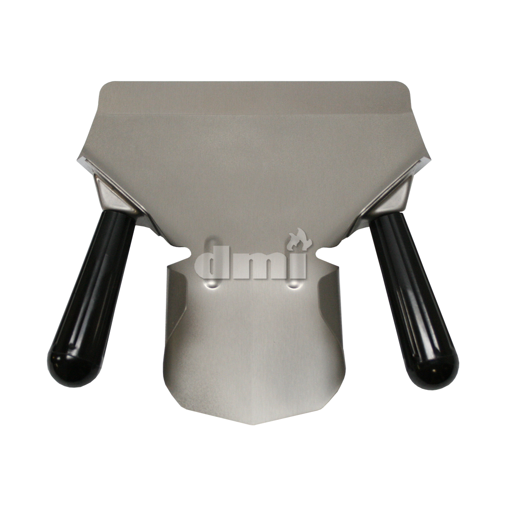 8371-DH  Fry Bagging Scoop, Metal, Dual Handle