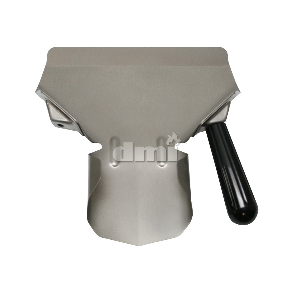 8371-RH  Fry Bagging Scoop, Metal, Right Hand