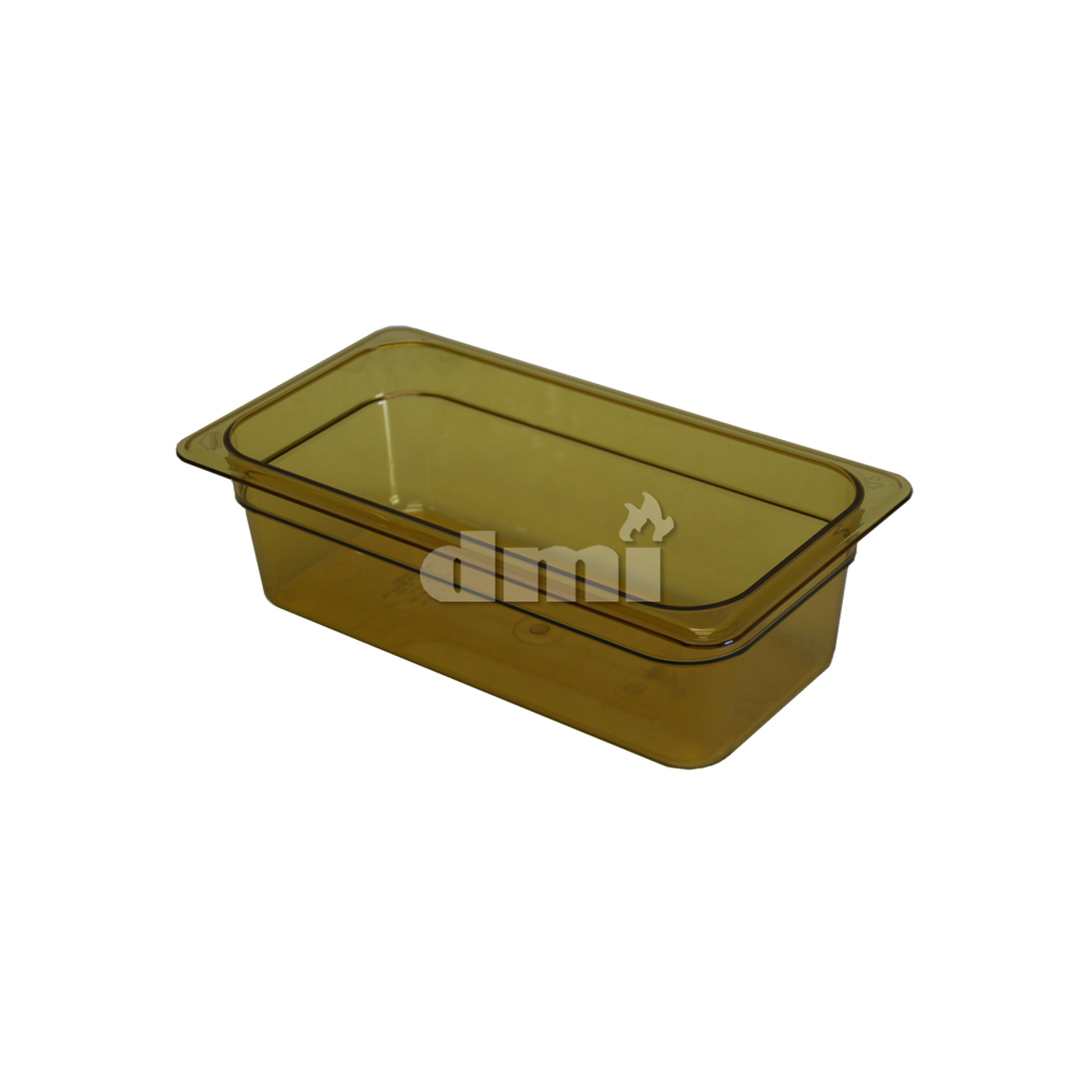 8743-4  1/3 Size Amber Pan, 4" Deep