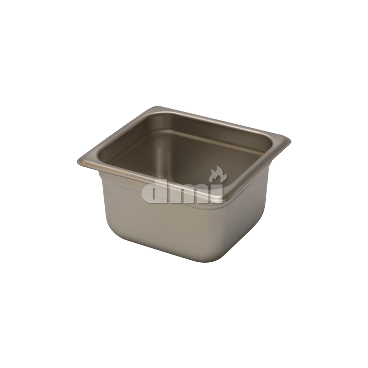 8766-4  1/6 Size Stainless Steel Pan, 4" Deep