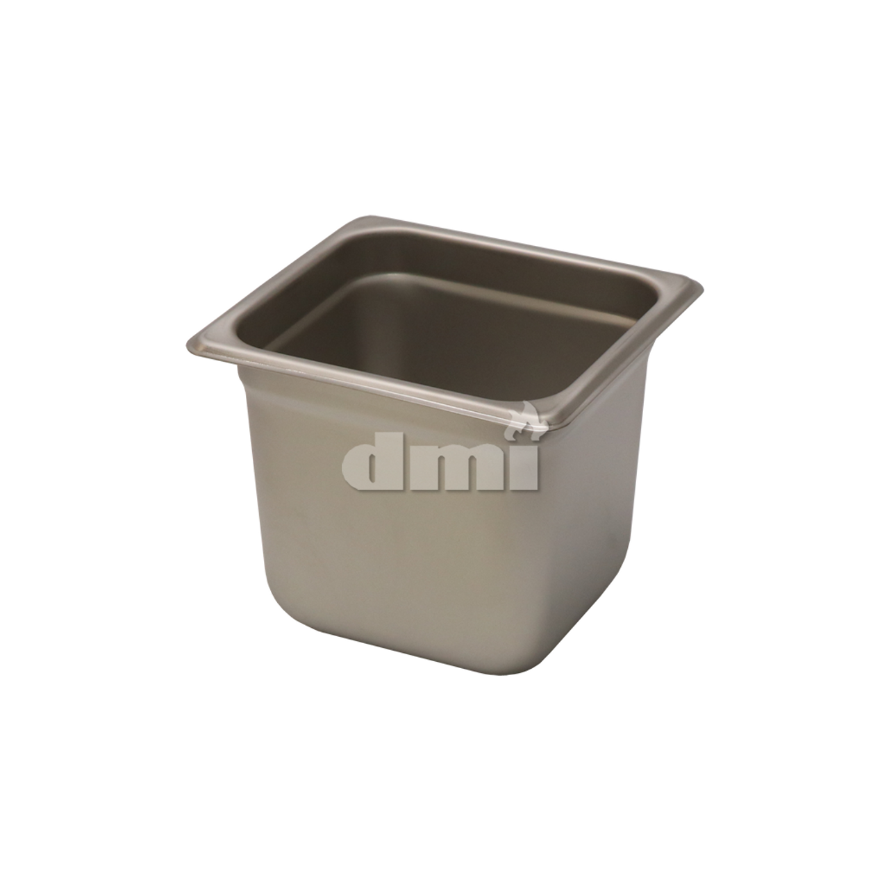 8766-6  1/6 Size Stainless Steel Pan, 6" Deep