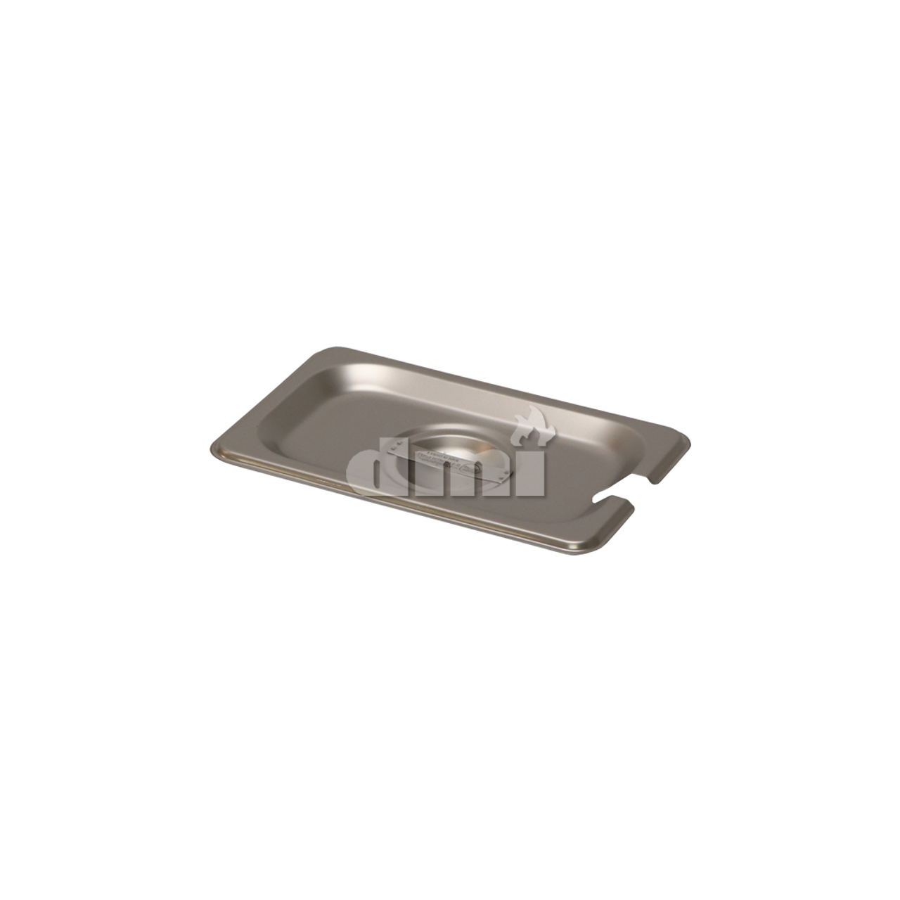 8769-NL  1/9 Size Stainless Steel Lid with Handle and Notch