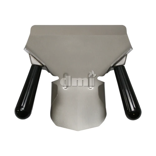 8371-DH  Fry Bagging Scoop, Metal, Dual Handle