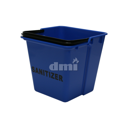 8456  Blue Sani-Pail with Handle, 6 Qt.