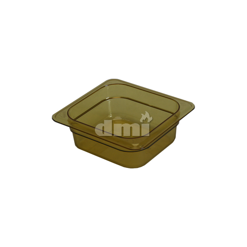 8746-2  1/6 Size Amber Pan, 2.5" Deep
