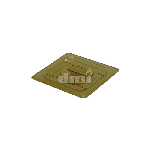 8746-HL  1/6 Size Amber Lid with Handle