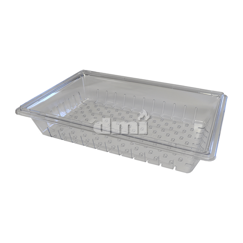 8760-C  Lettuce Storage Box Colander, Clear, 18" x 26"