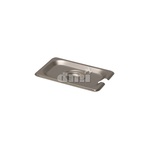 8769-NL  1/9 Size Stainless Steel Lid with Handle and Notch