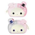 San-x Sentimental Circus Shappo & Spica Bunny Two Side Mini Pouch ( Front View )