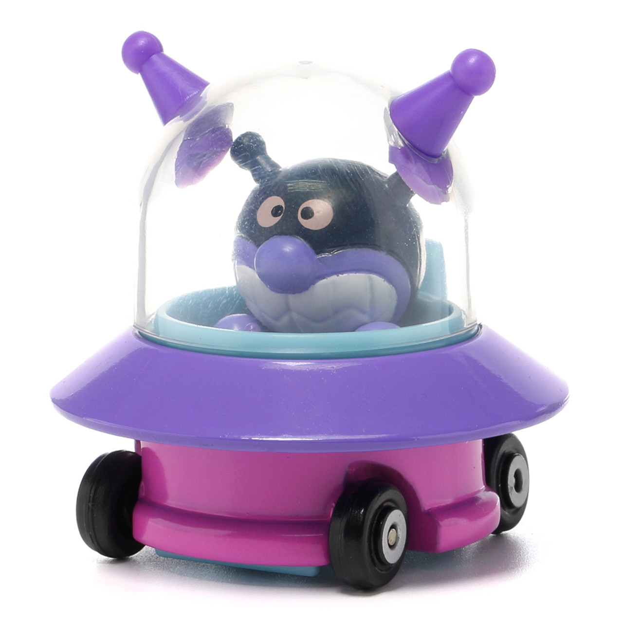 Sega Toys Anpanman Museum Go Go Mini Vehicle Carry Hero - Baikinman Germ UFO car ( Front View )