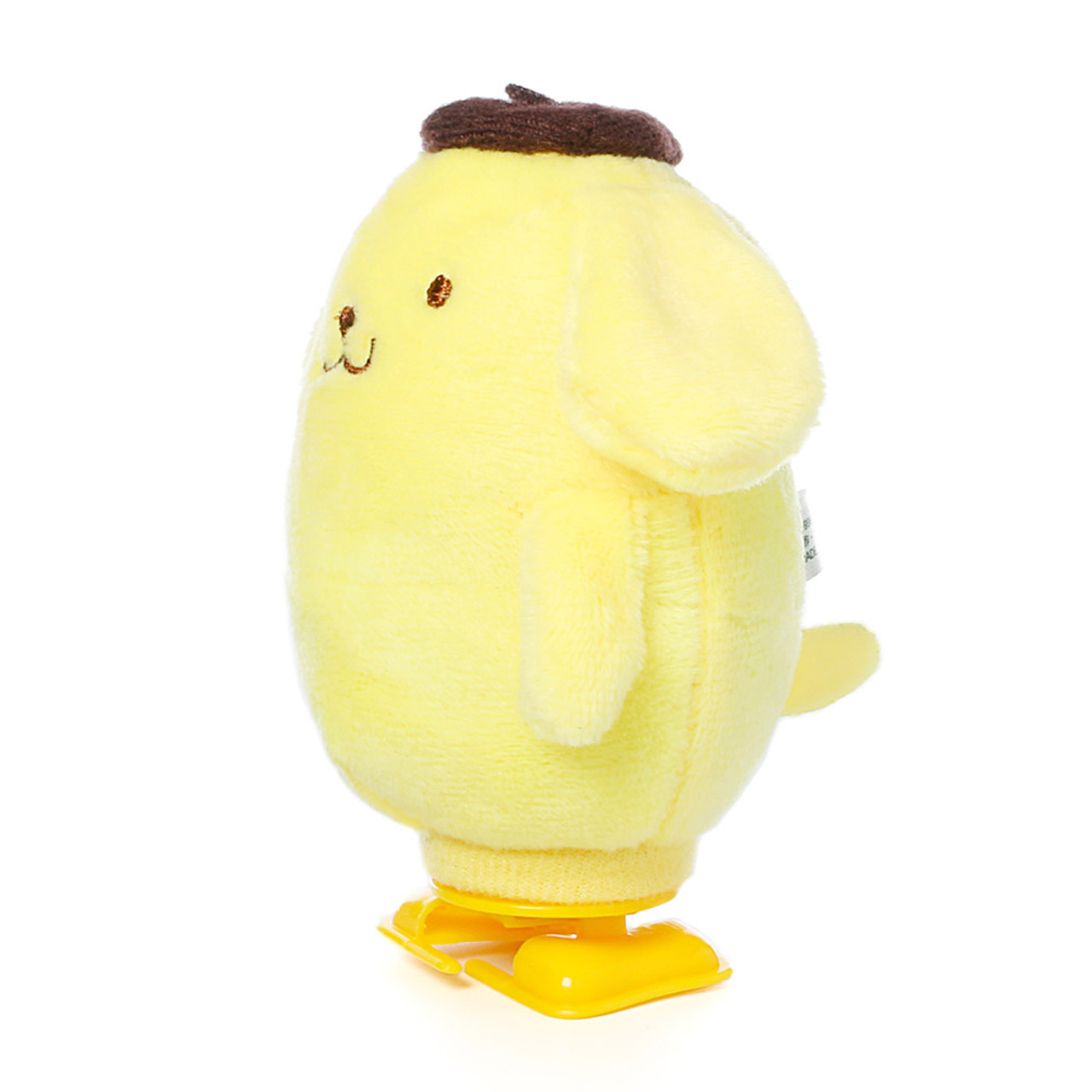Sanrio Pom Pom Purin Manually Moving Mascot Wind-Up Plush Toy ( Side View )