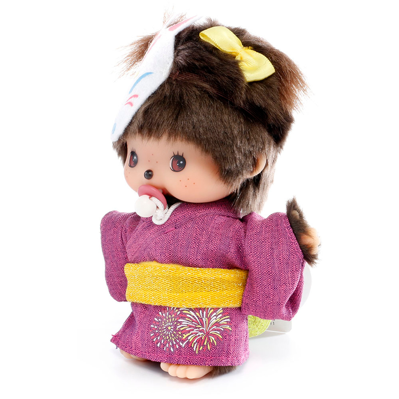 Sekiguchi Bebichhichi Ronja Bathrobe Firework Festival Baby Girl Plush Doll ( Side View )