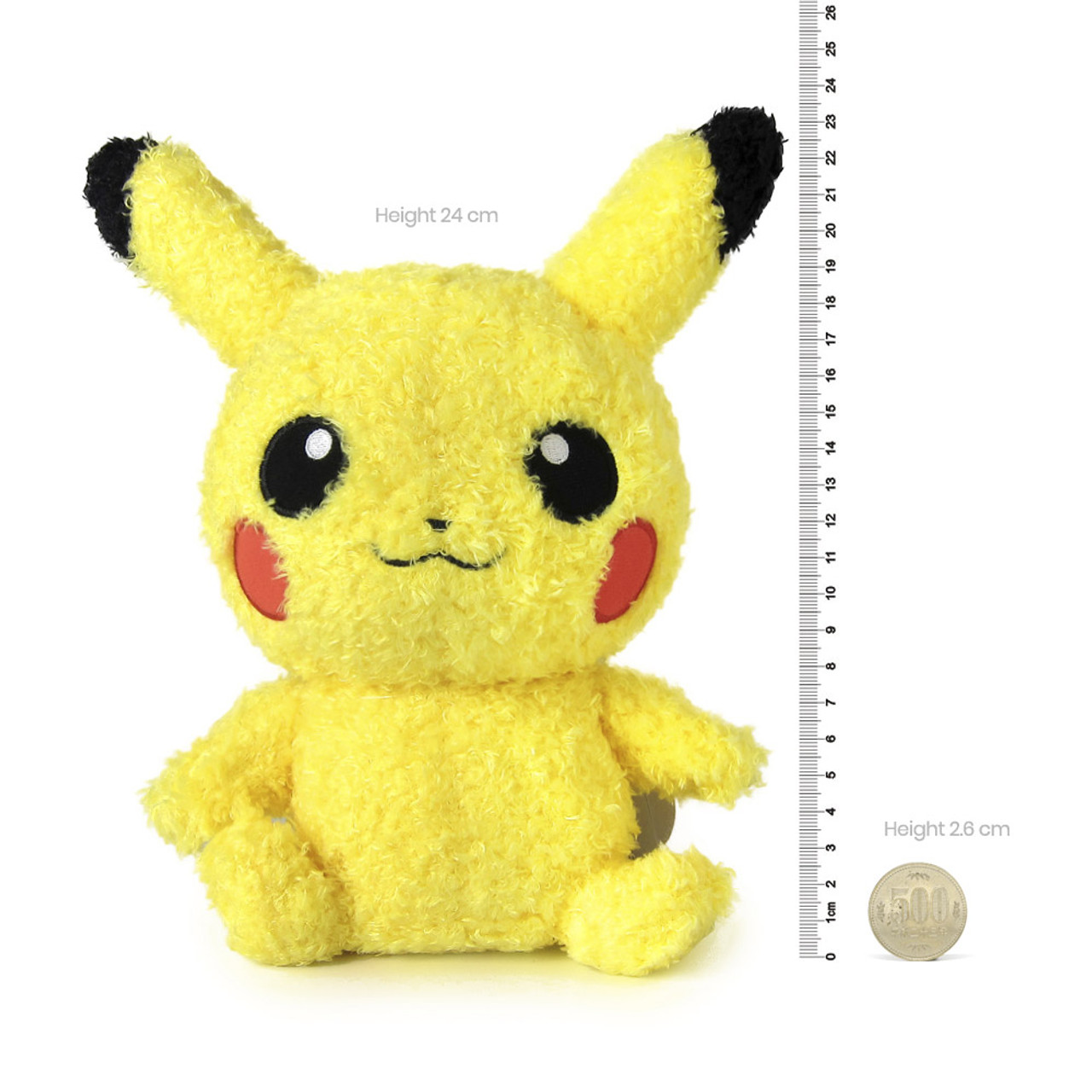 fluffy pikachu plush