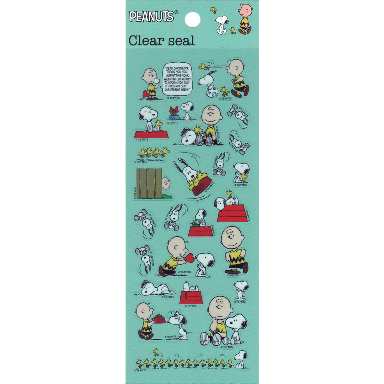 Snoopy play with Charlie Brown Sticker - SNST1521 | Cute Wares