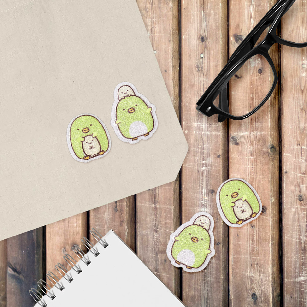 Sumikko Gurashi Iron On Patch Two Penguin PSU136 | Cute Wares 