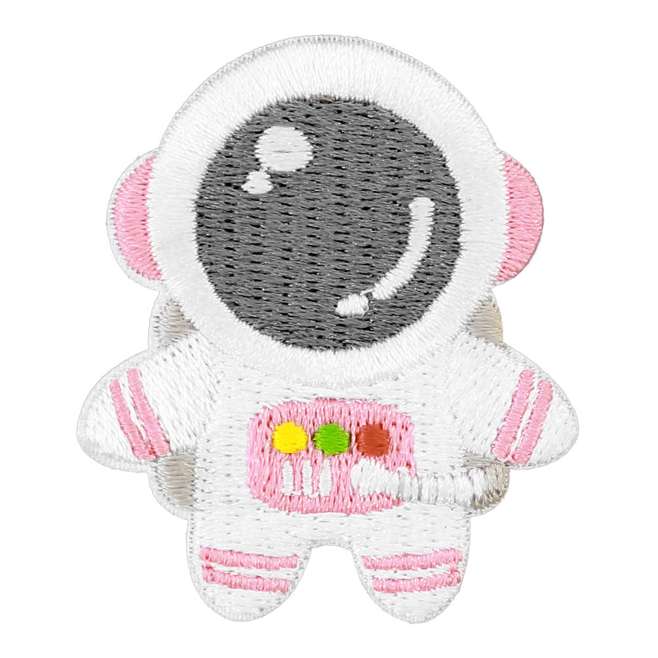 Cute Cartoon Astronaut Cosmonaut Kawaii Decal Embroidered Iron on Spaceman  Patch for Children Clothing Diy Apparel Accessory