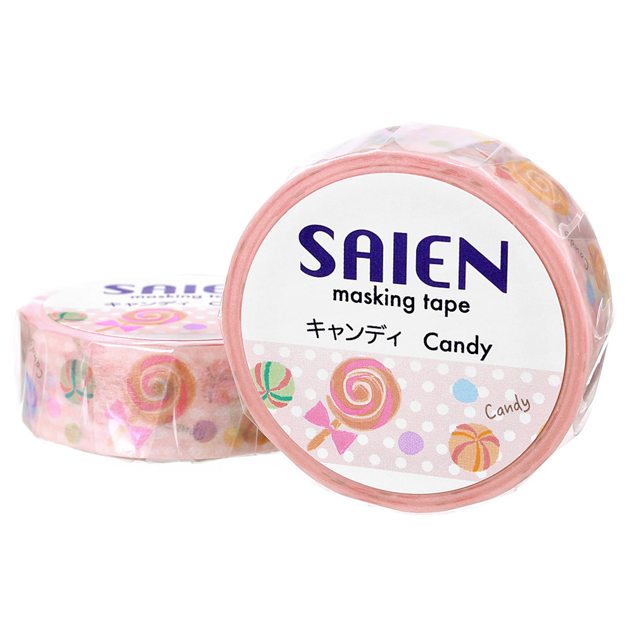 Saien Washi Masking Tape - Candy ( Front View )