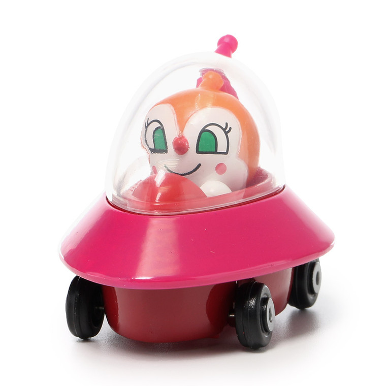 Sega Toys Anpanman Museum Go Go Mini Vehicle Carry Hero - Dokin-chan UFO car ( Front View )