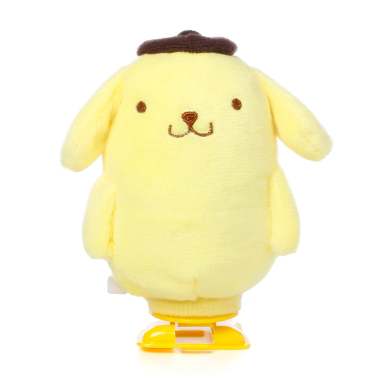 Sanrio Pom Pom Purin Manually Moving Mascot Wind-Up Plush Toy ( Front View )