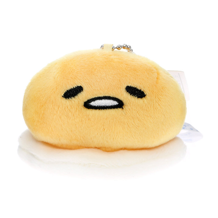 Sanrio Gudetama Lazy Egg Mini Steamed Bread Mascot Doll Charms ( Front View )