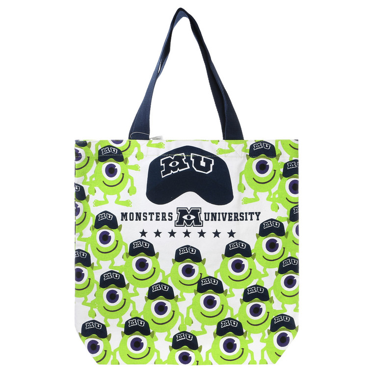 Monster University Mike Canvas Tote Bag ET174B ( Front View )