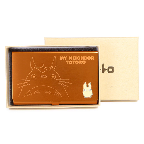 Studio Ghibli My Neighbor Totoro Brown Color Aluminum Card Case | cute ...